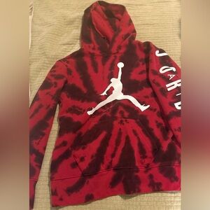 Jordan Red and Black Hoodie